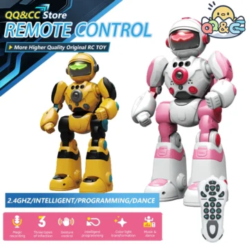 RC Robot Intelligent Voice Robot Gesture Remote Control Programming Music Dancing Machine Children Electric Educational Toy Gift 1