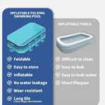 Large Folding Outdoor Pool for Kids and Adults 3 | PricZone