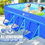 Foldable Oversized Hard Shell Pool for Kids 4 | PricZone