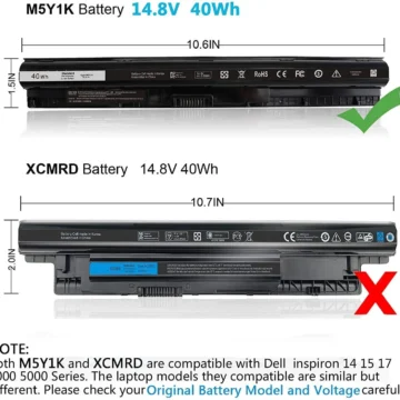 40WH M5Y1K Laptop Battery for Dell Inspiron Series 1