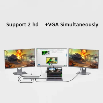 12 in 1 Type C Adapter HUB USB 31 to Dual HDMI compatible 4K Docking Station 1 | PricZone