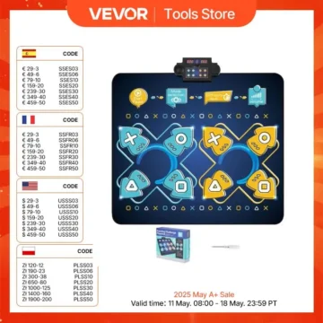 VEVOR Kids 8 Button Dance Mat Game Pad 1 | PricZone