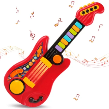 2 in 1 Electric Toy Guitar and Piano for Kids 1 | PricZone