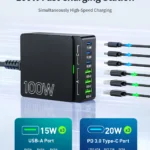100W GaN USB C Charging Hub 6 Port PD Charger 3 | PricZone