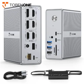 TobenONE Quad Monitor USB C Docking Station 1 | PricZone