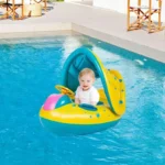 Baby Swim Float with Canopy and Steering Wheel 6 | PricZone