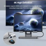 Aluminum USB C Docking Hub with Laptop Stand 2 | PricZone