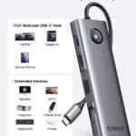 ORICO USB C Docking Station with HDMI and RJ45 6 | PricZone