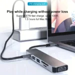 6in1 USBC Laptop Dock with 4K and PD Charging 4 | PricZone 6 in 1 USB C Laptop Dock with 4K and PD Charging 4 | PricZone