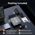 TobenONE Quad Monitor USB C Docking Station 6 | PricZone