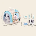 Small White Puppy Grooming and Feeding Toy Set 3 | PricZone