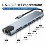 8 in 1 USB C Hub with RJ45 Ethernet Port 1 | PricZone