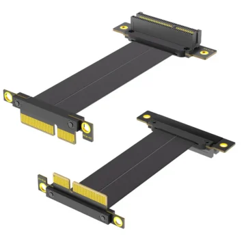 PCIe 40 X1 X4 90 Degree Riser Cable Extender 1 | PricZone