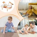 Wooden Drum Set for Kids Musical Toy Kit 4 | PricZone