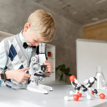 Kids Microscope Science Kit with LED Light 1