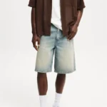 Mens Vintage Relaxed Fit Denim Shorts 5 | PricZone