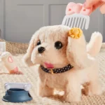 Plush Walking Puppy Toy with Pet Backpack 2 | PricZone