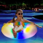 Glitter LED Swim Rings for Kids   Inflatable 4 | PricZone