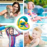 Baby Swim Float with Canopy and Steering Wheel 4 | PricZone