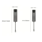 5in1 USB C Hub with RJ45 and Multiport Adapter 6 | PricZone 5in1 USB C Hub with RJ45 and Multiport Adapter 6 | PricZone