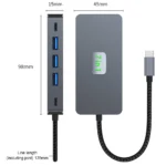 7 in 1 USB C Dock with Dual 4K HDMI Ports 6 | PricZone