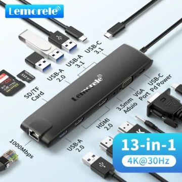 Lemorele 13 in 1 USB C Hub with Dual HDMI 1 | PricZone