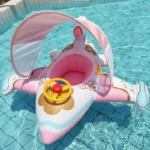 Baby Airplane Pool Float with Sunshade Lounger 3 | PricZone