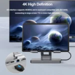 Type C Aluminum Dock with Bracket and HDMI 3 | PricZone