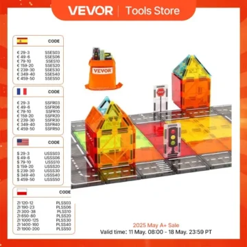 Magnetic Tile Set 56 PCS for Kids Learning Fun 1 | PricZone