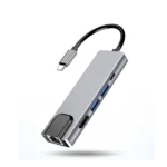 5in1 USB C Hub with RJ45 and Multiport Adapter 1 | PricZone 5in1 USB C Hub with RJ45 and Multiport Adapter 1 | PricZone