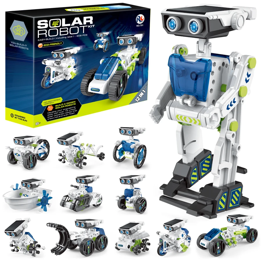 12in1 Solar Robot DIY Science Kit for Kids 5 | PricZone 12 in 1 Solar Robot DIY Science Kit for Kids 5 | PricZone
