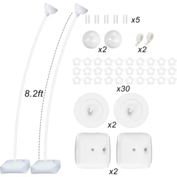 Balloon Arch Kit with 82ft Column Stands 1 | PricZone