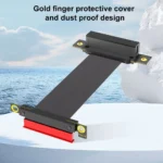 PCIe 40 X1 X4 90 Degree Riser Cable Extender 5 | PricZone