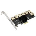 PCI E 1x 1 to 7 Riser Card Adapter PCI Express USB 30 Converter for BTC Mining 5 | PricZone