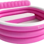 Pink Inflatable Round Backyard Pool 88x85x21 1 | PricZone