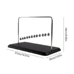 Newtons Cradle 12 Ball Balance Desk Toy 6 | PricZone