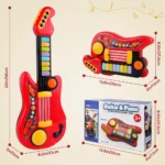 2 in 1 Electric Toy Guitar and Piano for Kids 6 | PricZone