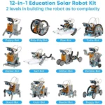 13 in 1 Solar Robot Kit for Kids STEM DIY Fun 3 | PricZone