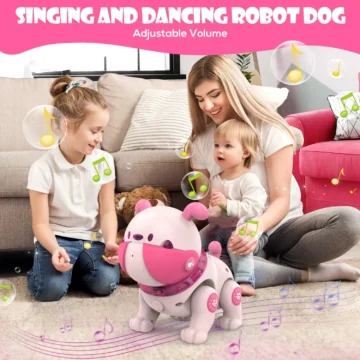DogToys Remote Control Robots Puppy Dog RC Toy with LED Voice Rologging  Changing Pet Touch Reaction Dancing Walking for Kids 1 | PricZone