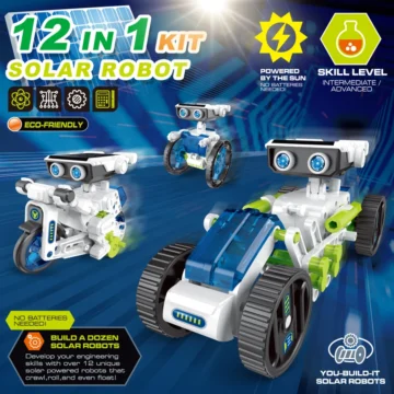 12 in 1 Solar Robot DIY Science Kit for Kids 1 | PricZone