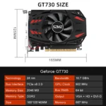 GT730 2GB DDR3 Gaming Video Card for PC 6 | PricZone
