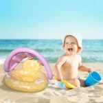 Baby Mermaid Swim Ring with Seat and Handles 5 | PricZone