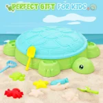 Turtle Sandbox with Lid and Sand Toy Set 6 | PricZone