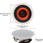 Herdio 65 inch Bluetooth Ceiling Speakers 4 | PricZone