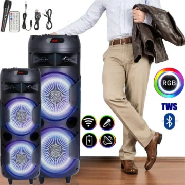 6000W Portable Bluetooth Speaker Heavy Bass 1 | PricZone