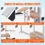 VEVOR Retractable Dock Ladder 45 Steps 6 | PricZone