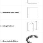 Flashforge Adventurer 5M 3D Printer Panel Kit 2 | PricZone