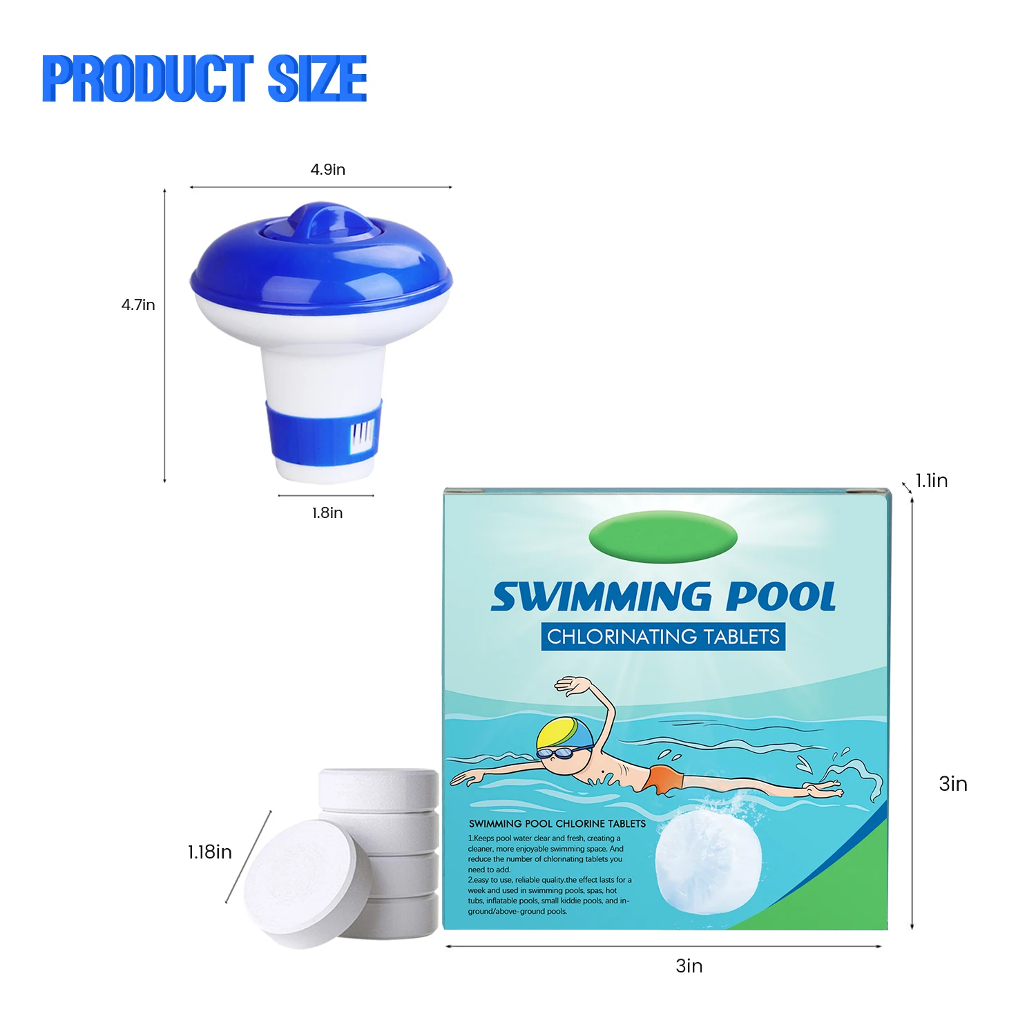 Pool Chlorine Dispenser Outdoor Cleaner Set 6 | PricZone Pool Chlorine Dispenser Outdoor Cleaner Set 6 | PricZone