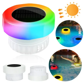 Solar Chlorine Floater with Colorful Light 2
