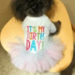 Dog Birthday Dress Tutu for Small Medium Dogs 1 | PricZone